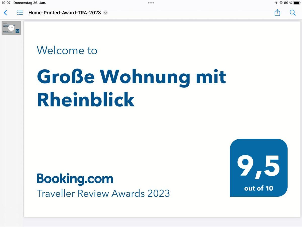 بوبارد Grosse Wohnung Mit Rheinblick المظهر الخارجي الصورة
